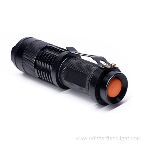 3 Modes adjustable Zoomable Tactical LED mini Flashlight